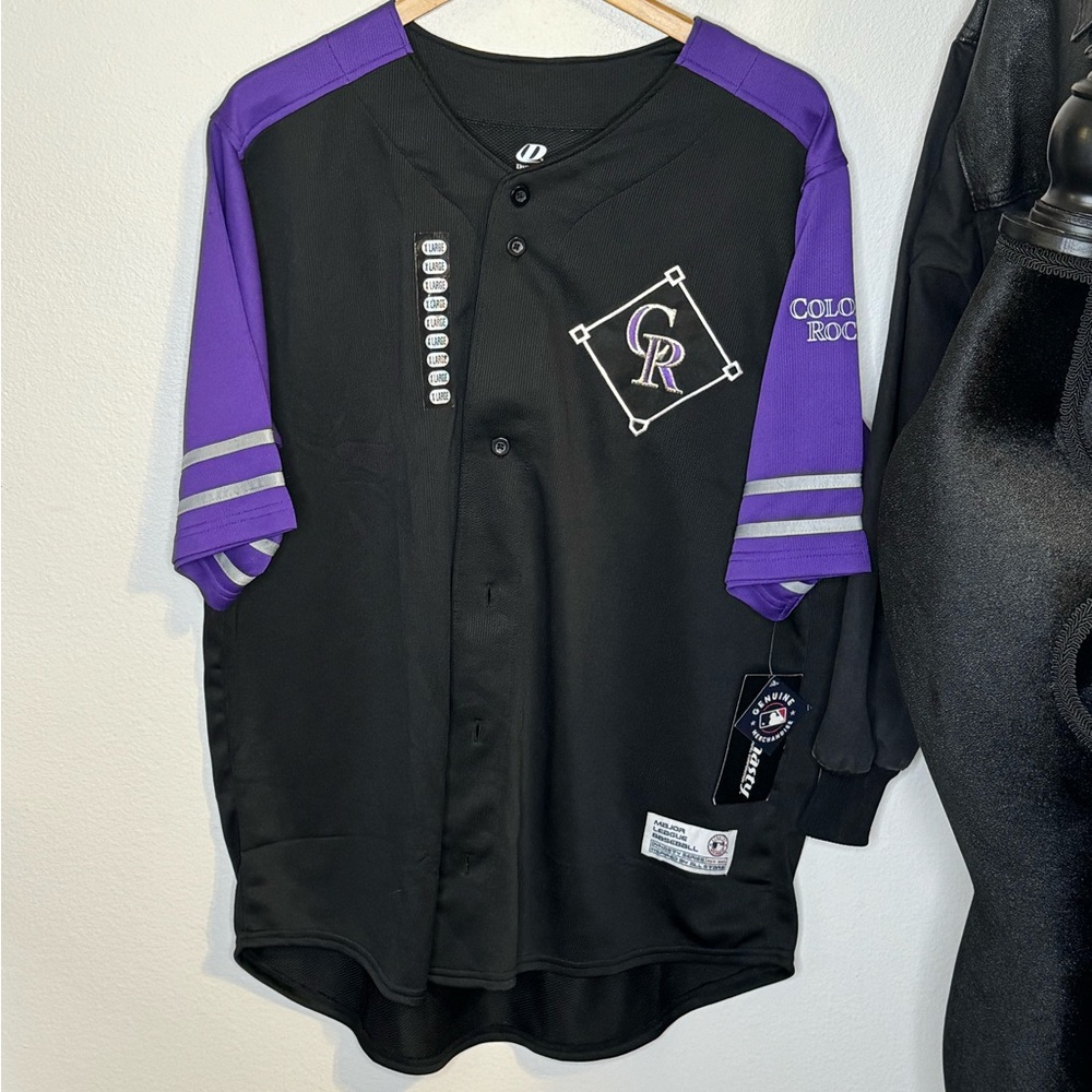 NWT Y2K Dynasty Dead stock Colorado Rockies MLB Jersey Men’s XL